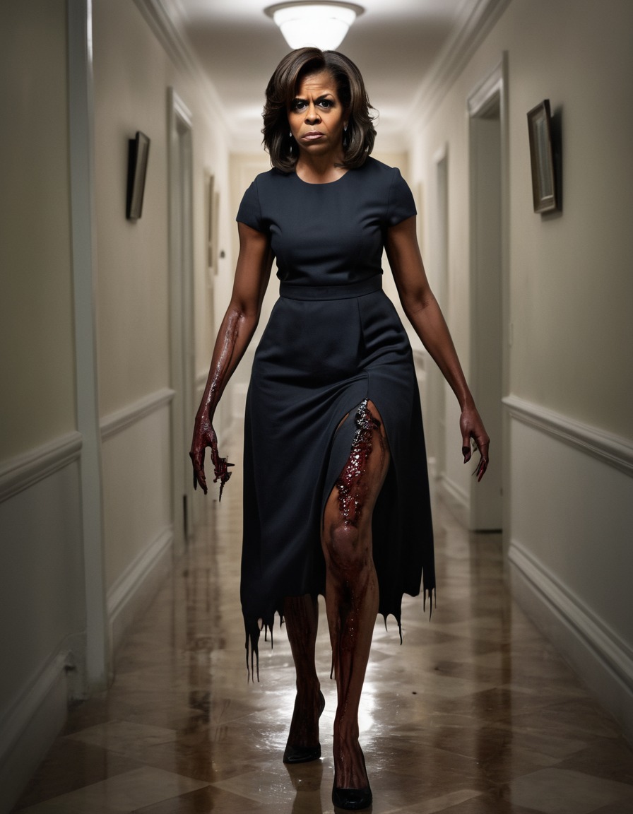 michelle obama, zombie, white house, haunting, celebrities