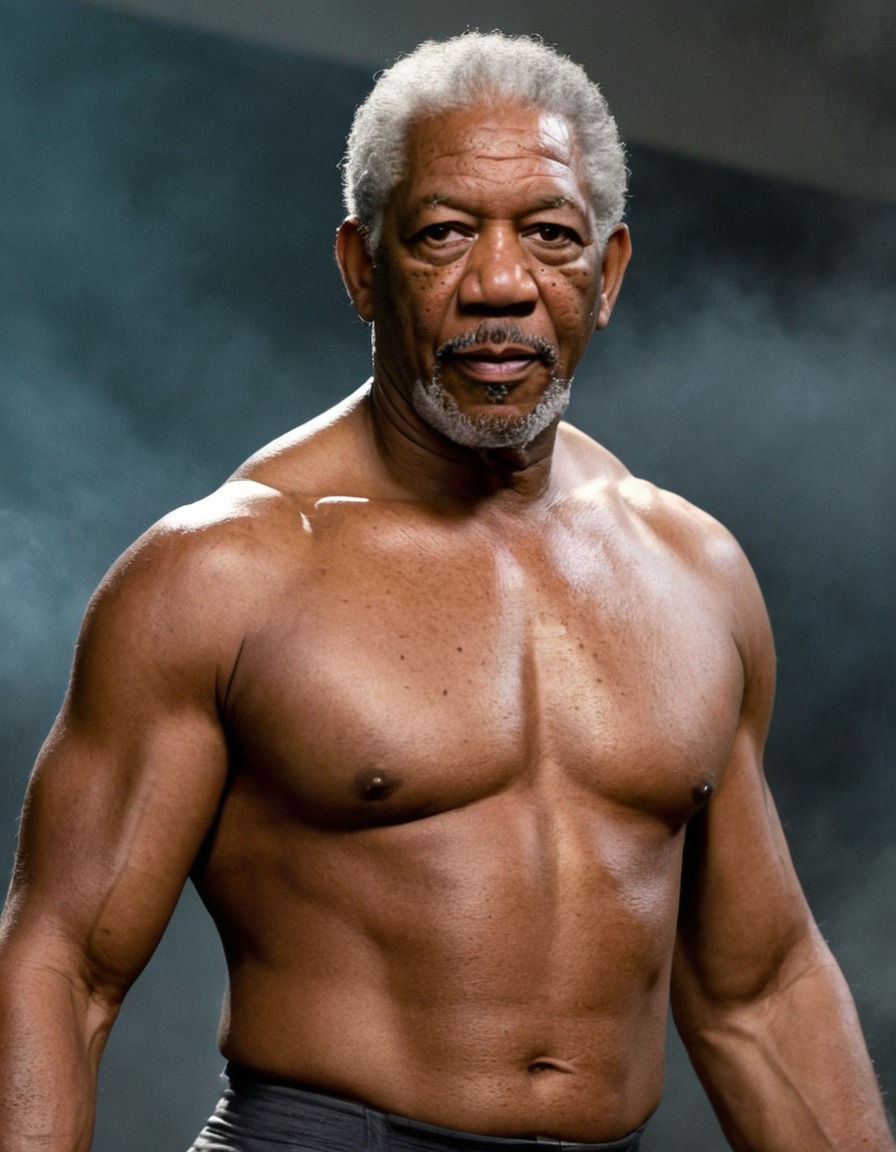 morgan freeman, fitness, muscular strength, actor, action movie, hollywood, legend