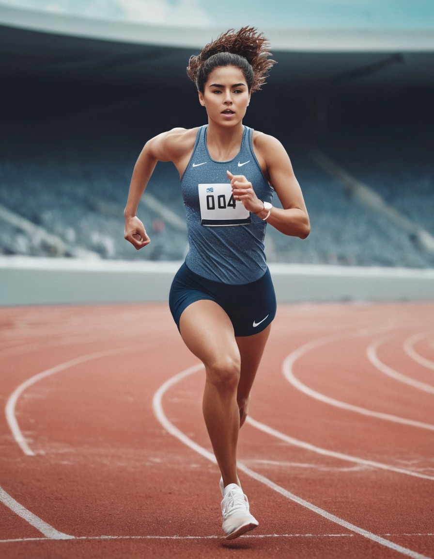 athletics, track and field, determination, fitness, running, woman sport, sport