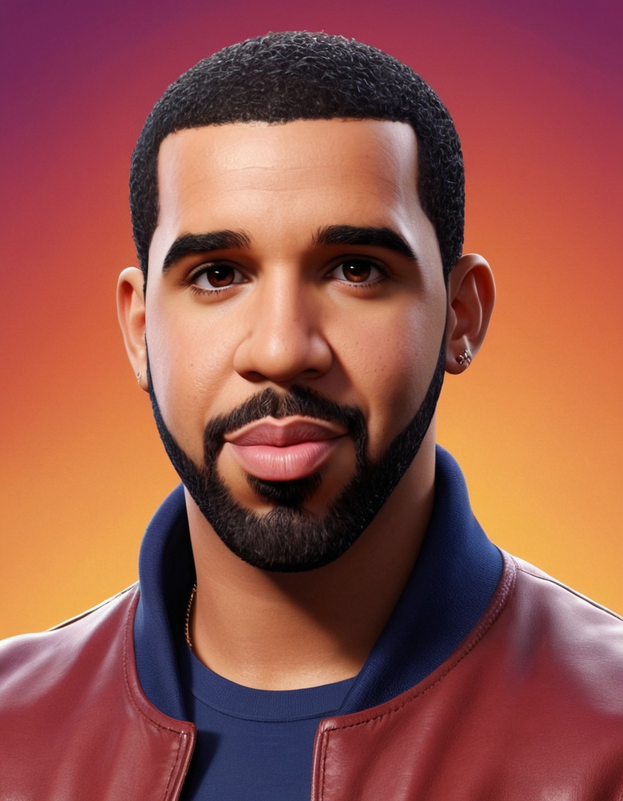 drake, celebrity, caricature, humor, hip-hop, music, entertainment