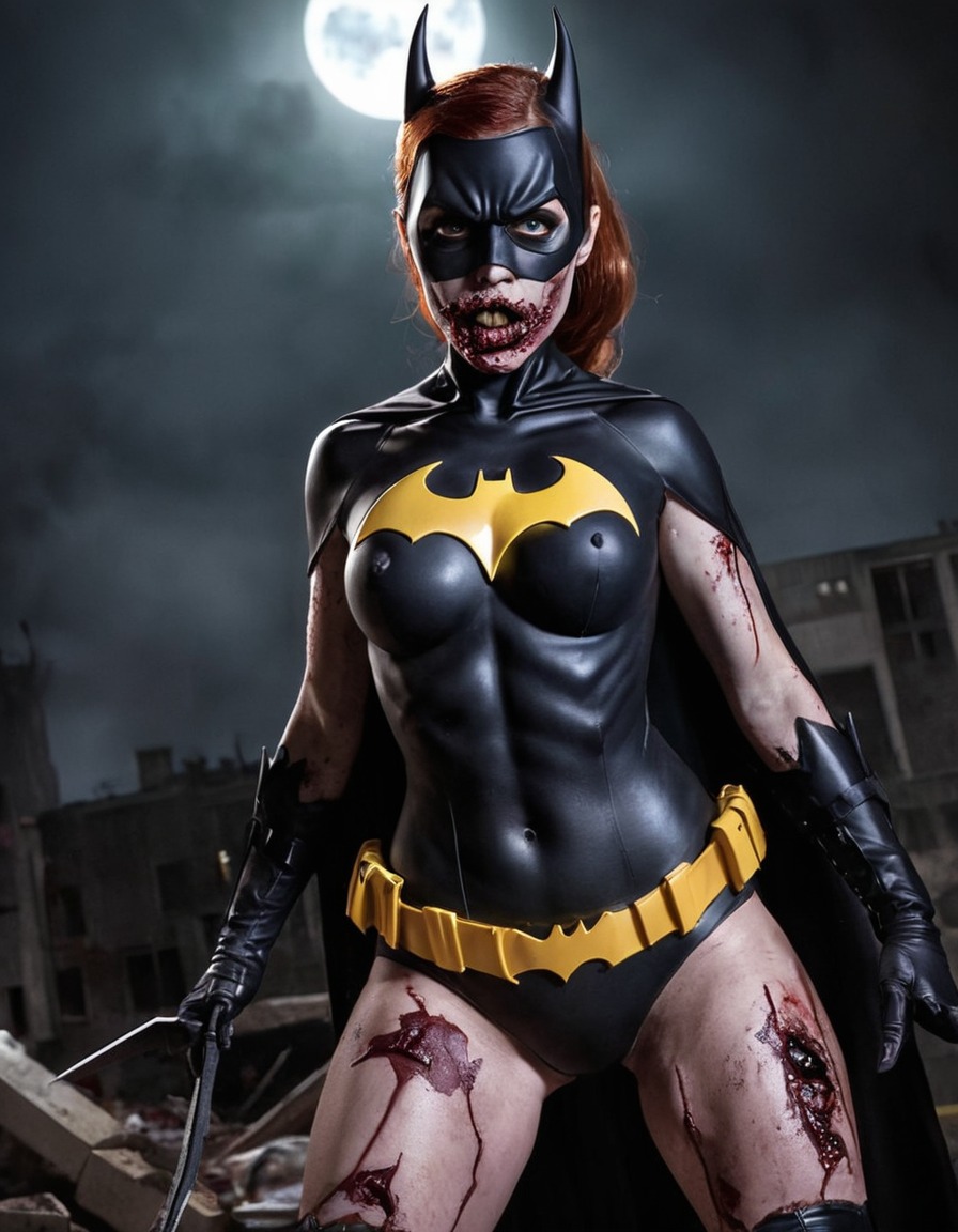 zombie, batgirl (dc comics), dc comics, barbara gordon, undead, horror