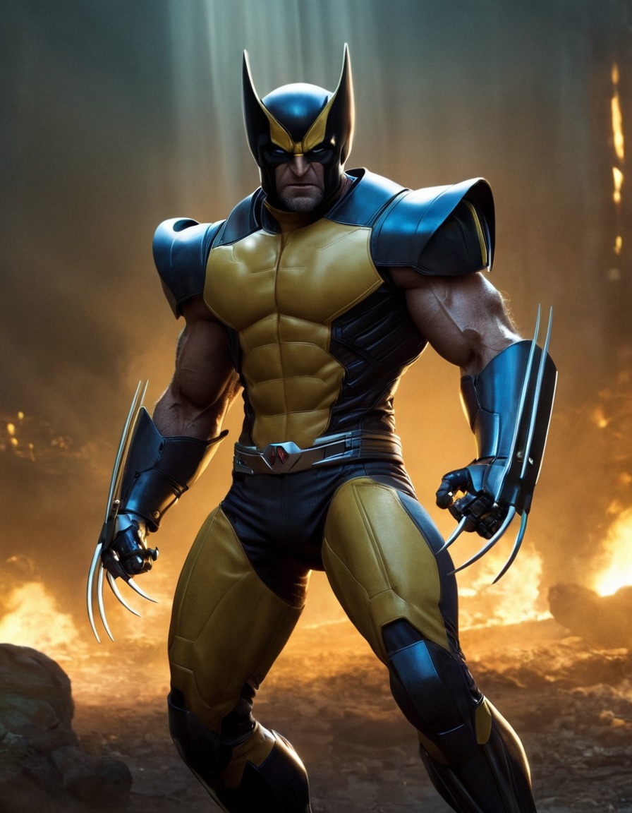 wolverine, robot, marvel, x-men, superhero