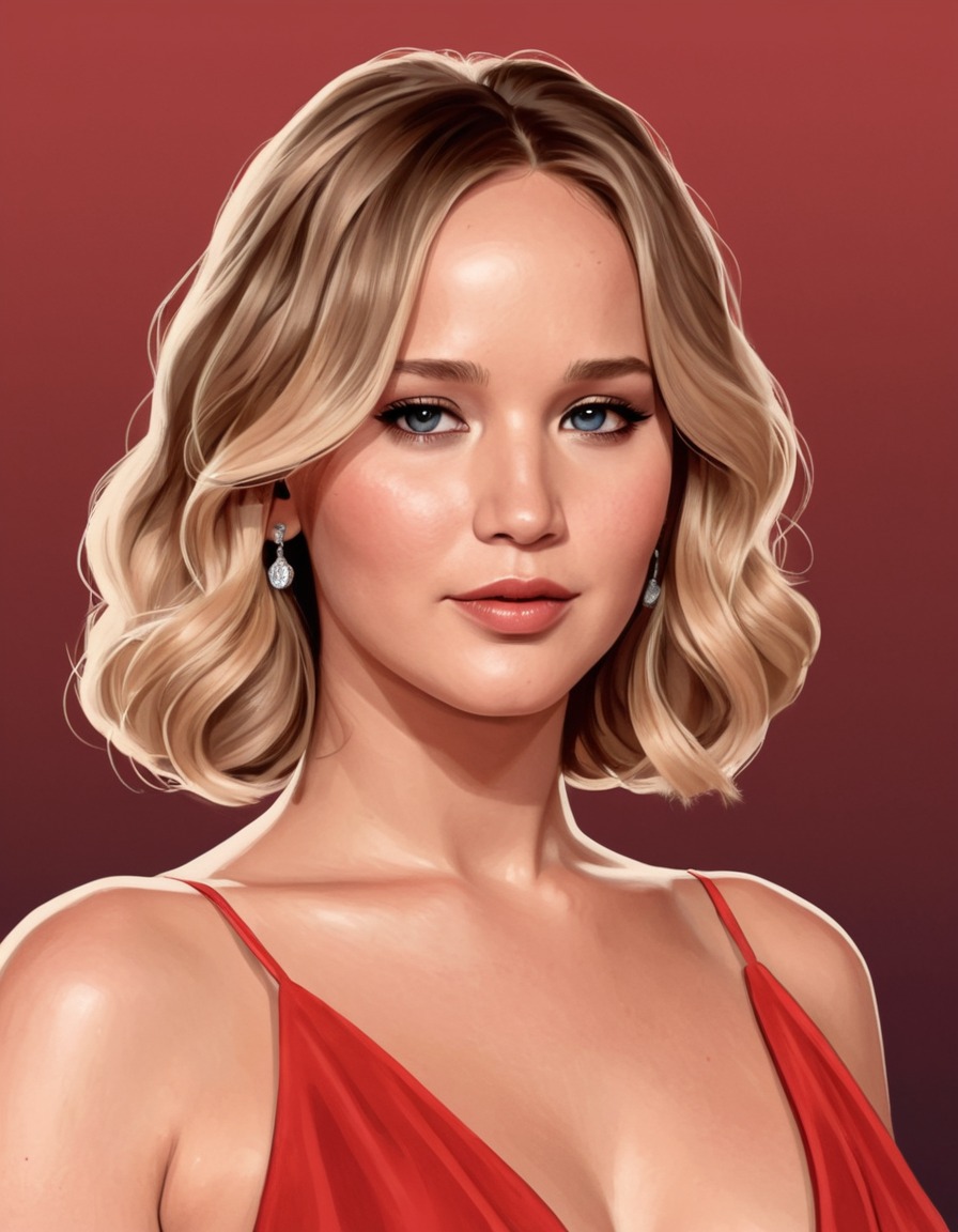 jennifer lawrence, red carpet, glamour, celebrity, fashion