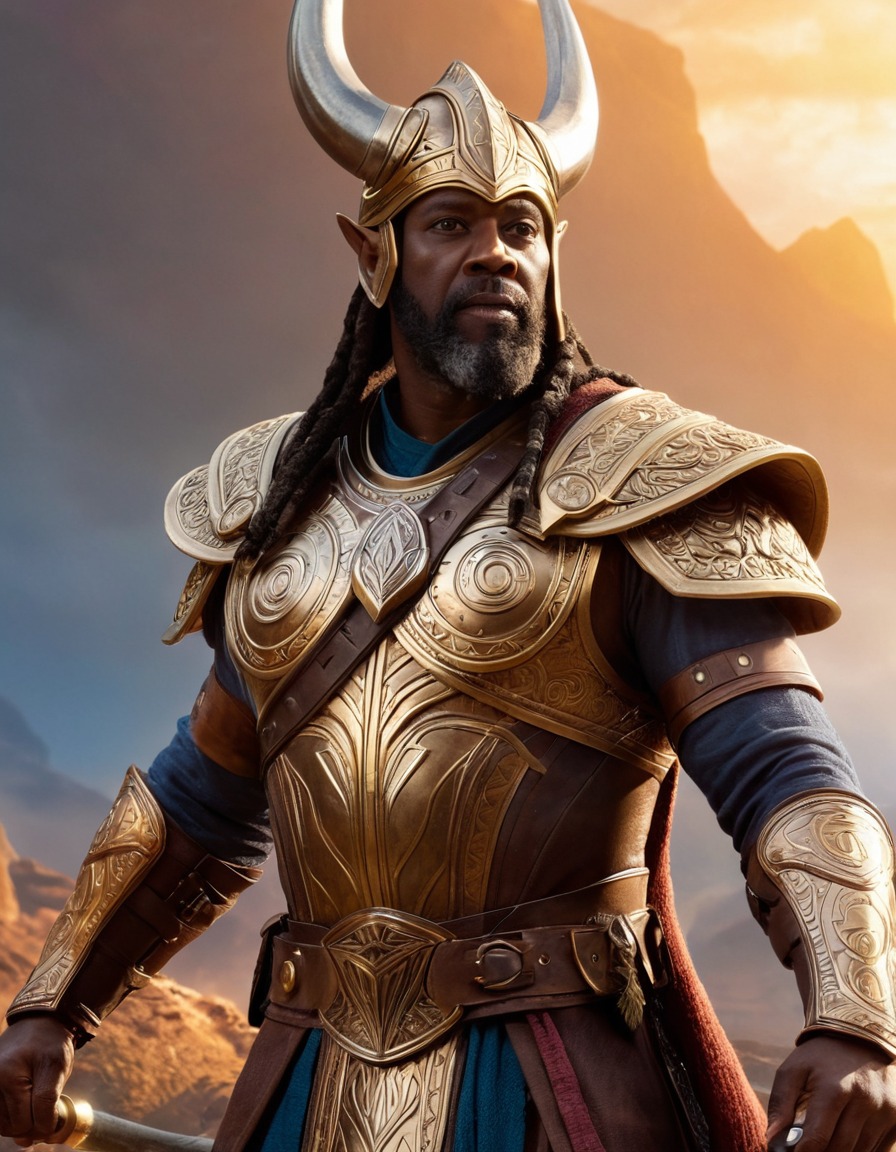 heimdall, norse mythology, epic, god, scene, mythological character