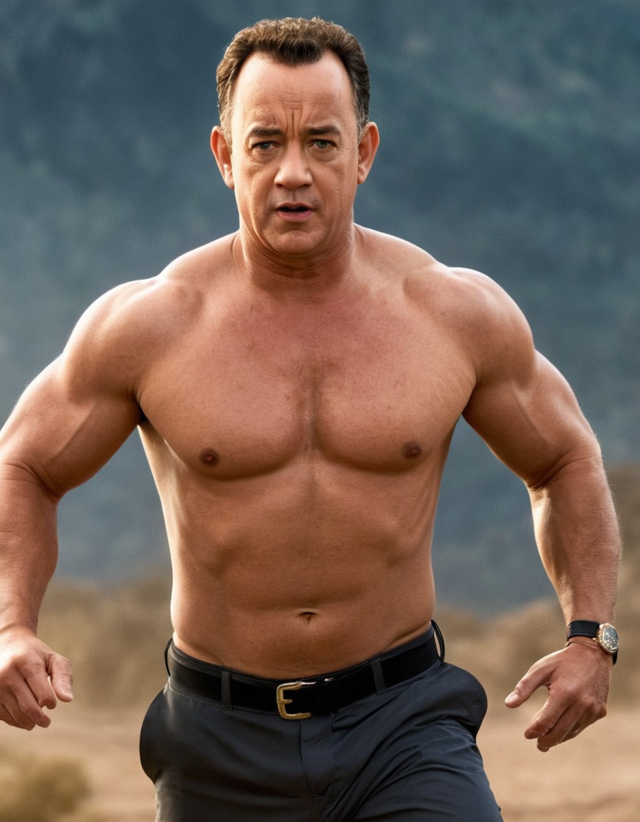 tom hanks, muscular, fitness, action, hollywood, actor