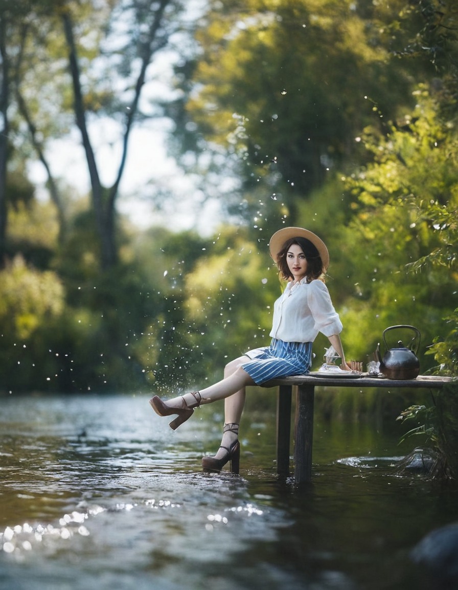 photography, doll, portrait, fairytale, balljointeddoll, beauty, bjd, bokeh, dollmore, magic, pier, river, summer, water, abjd, zaoll, dollphotography, zaollluv, бжд, куклы