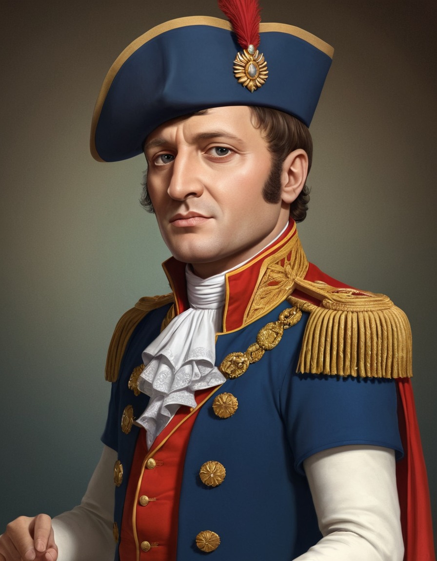 napoleon bonaparte, caricature, rapper, funny