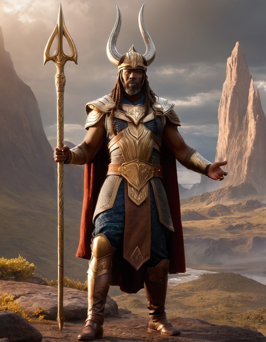 heimdall, norse mythology, epic poem, featured god, mythological scene