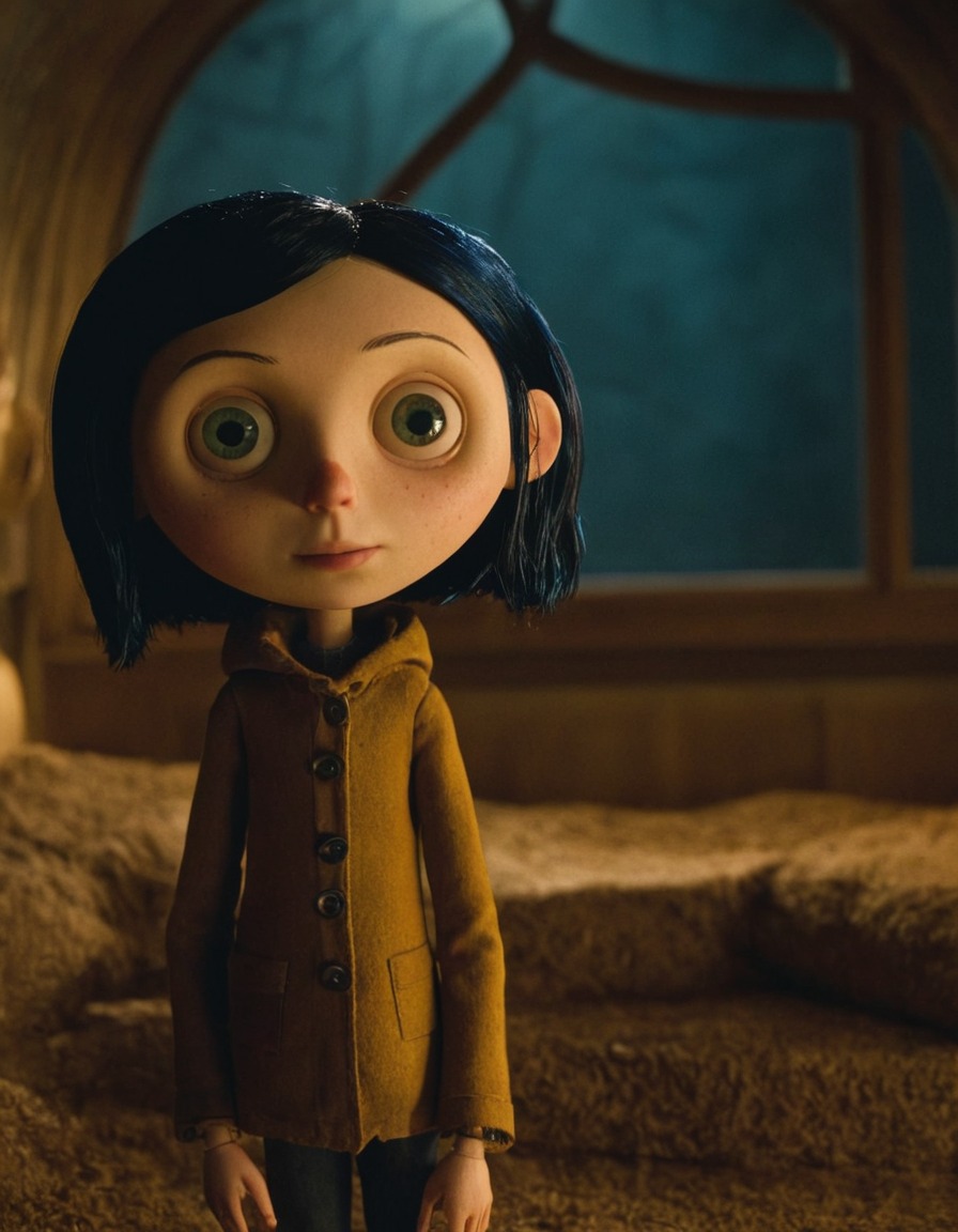 coraline jones, coraline, character transformation, strong female character, film adaptation, fantasy world, beauty redefined