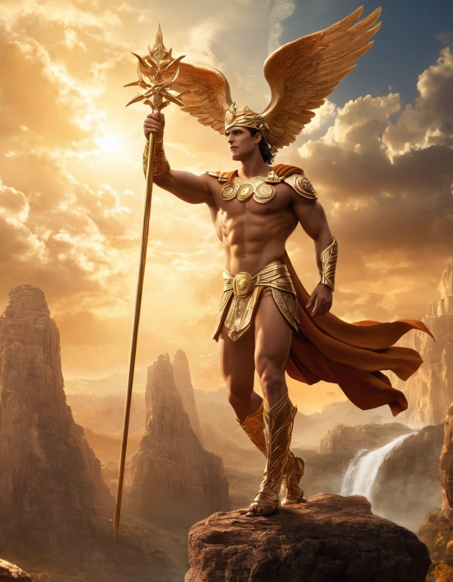 hermes, greek mythology, olympian gods, messenger of the gods, divine trickster, mythological storytelling, lore and legends