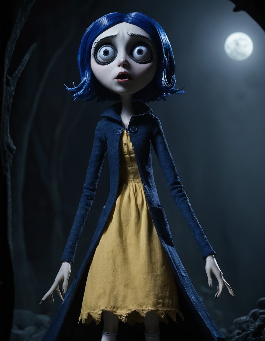 vampire, coraline jones, dark fantasy, horror, transformation, neil gaiman, fictional character