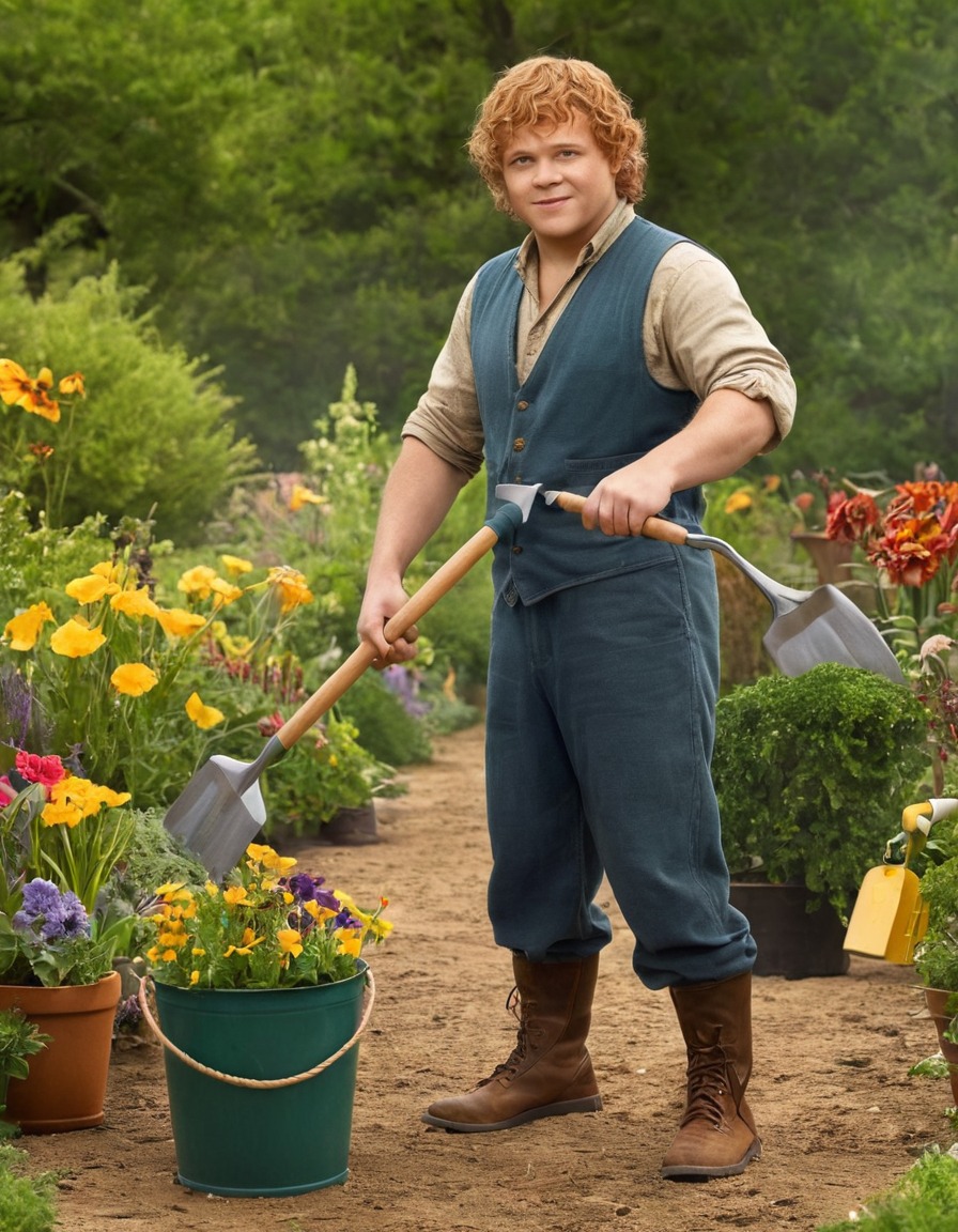 samwise gamgee, gardening, juggling, fantasy, tolkien, adventure, books