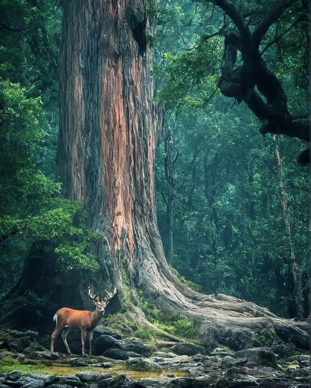 nature, landscape, forest, photography, photographers on tumblr, nara, japan, summer, deers, river, aesthetic, scenery, cameras, nature photography, treescape, greenery, flowers, floral, water lily, naturecore, moody summer, my post, pb:issey, p:wednesday