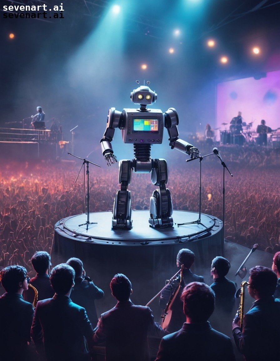 music, robotics, concert, technology, entertainment, robots