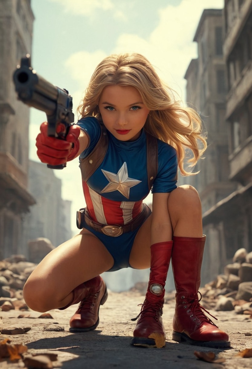 cosplay, american, americangirl, armygirl, blondegirl, captainamerica, cuteadorable, cutegirl, determined, fangirl, marveluniverse, multiverse, soldiergirl, supersoldier, youngavengers, youngamerican, aigirl, marvelsuperhero, marvelcosplay, firstavenger, avengersfanart, captainamericamarvel, captainamericafanart, aigeneratedart, privateamerica