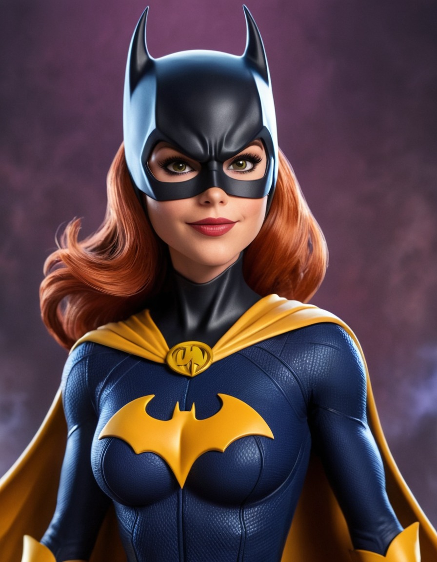 dc comics, batgirl, funny, caricature