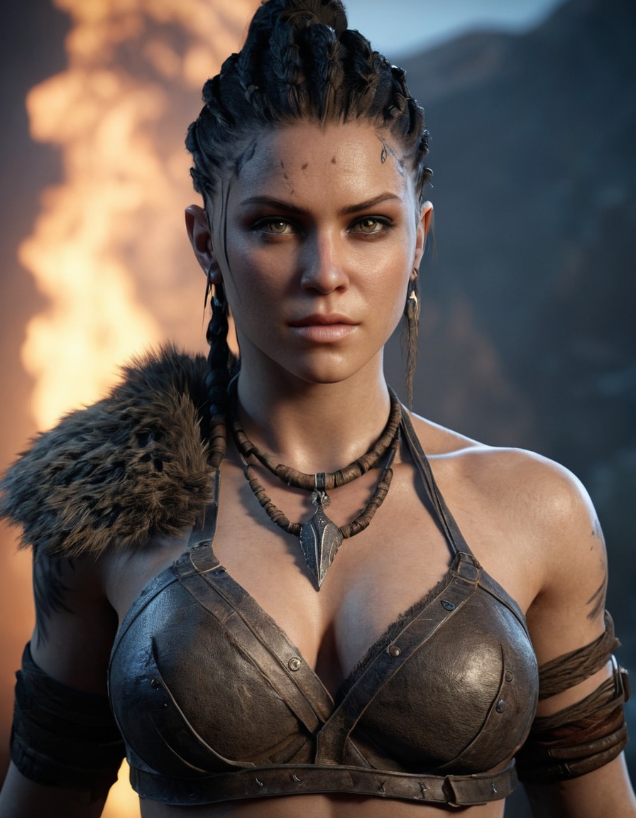 senua, hellblade: senua's sacrifice, action-adventure, psychological horror, norse mythology, mental health, warrior