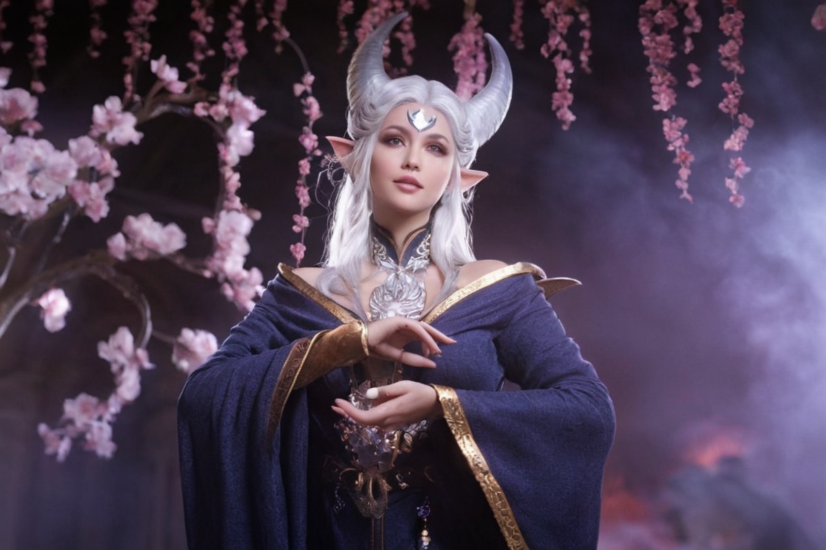 portrait, fantasyart, cosplay, elf, photography, magic, characterdesign, alune, leagueoflegends, spiritblossom