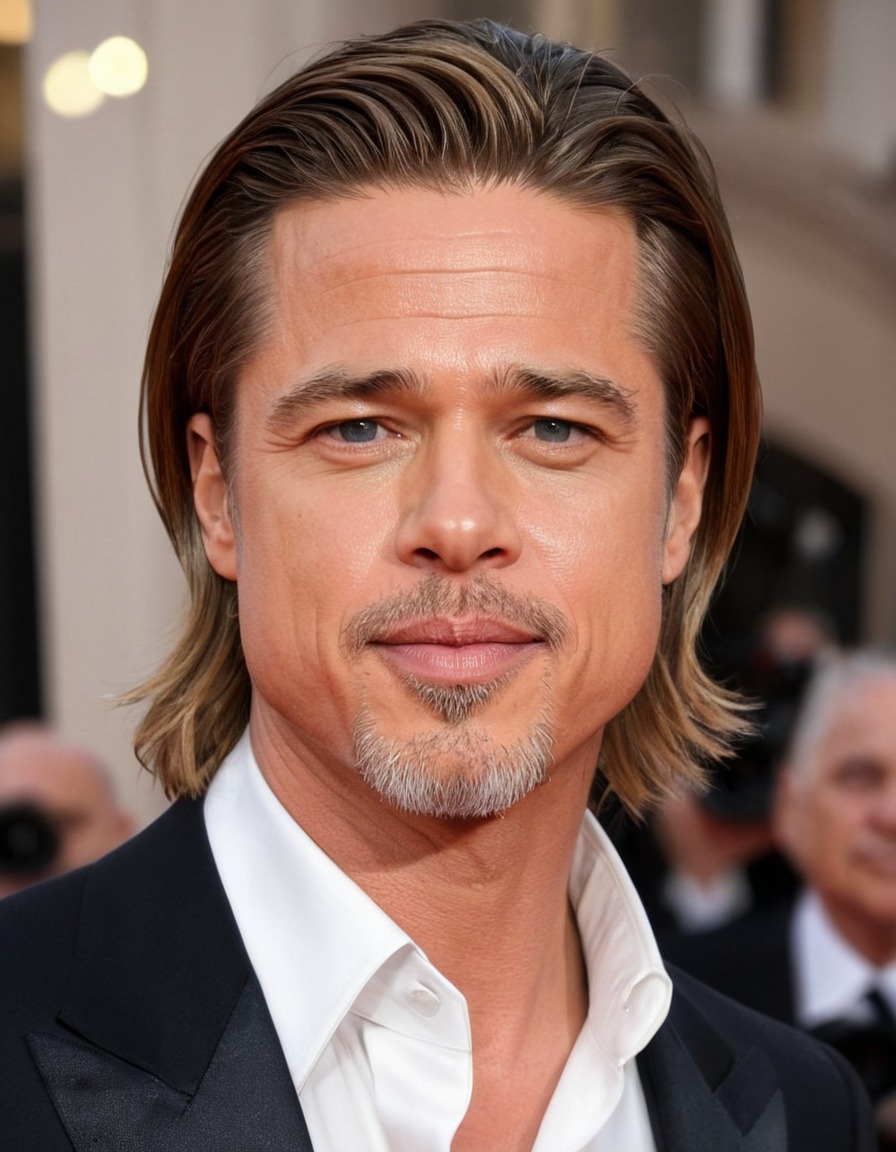 brad pitt, portrait, painting, celebrity, art, actor