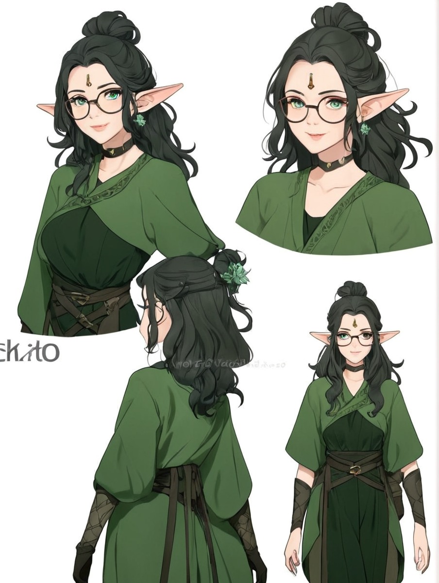 digitalart, characterdesign, adoptable, originalcharacter, fantasycharacter, dnd, characterconcept, elf, referencesheet, rpg, characterillustration