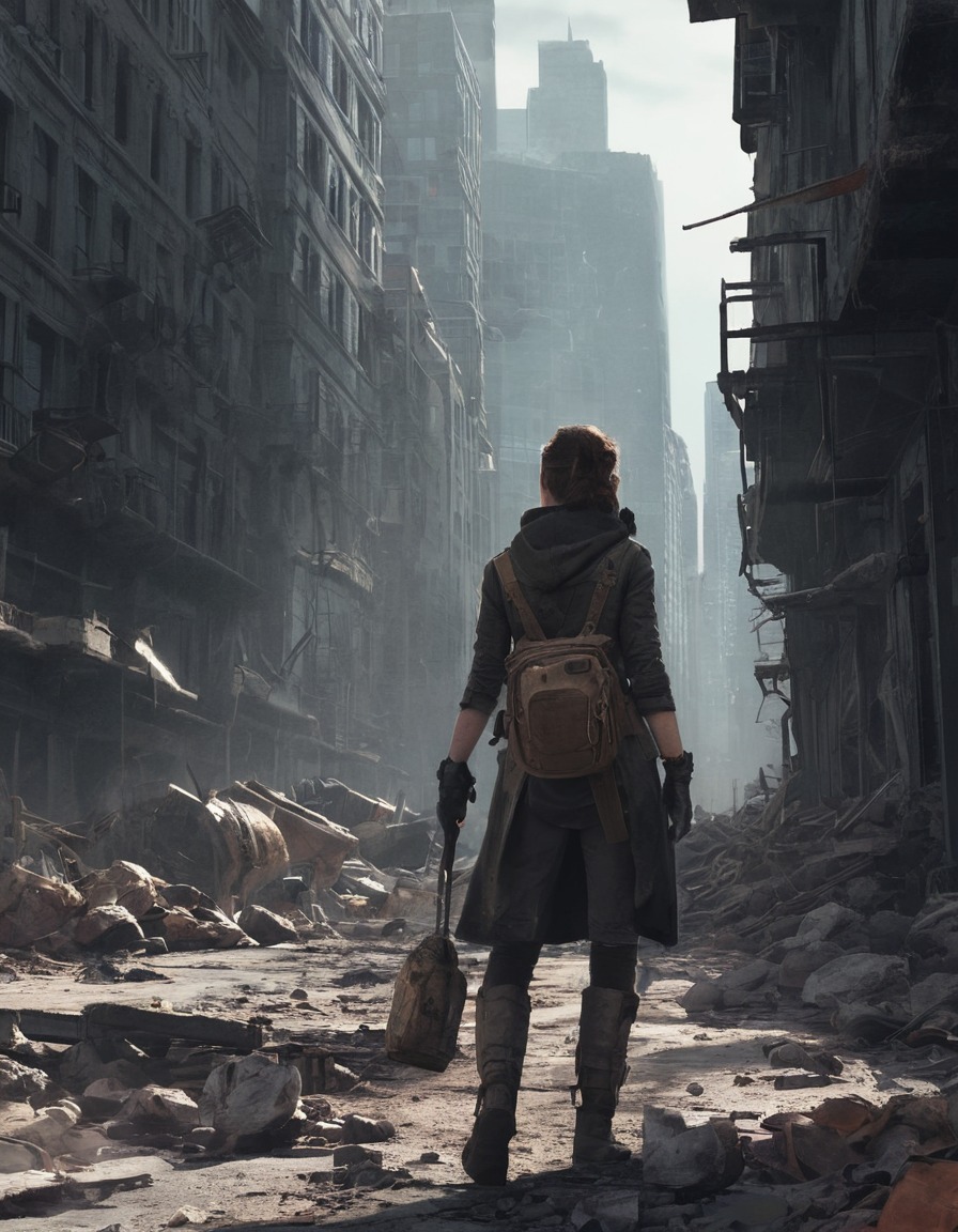 survival, scavenging, dystopian, urban exploration, post-apocalyptic, fallout, games, tv shows