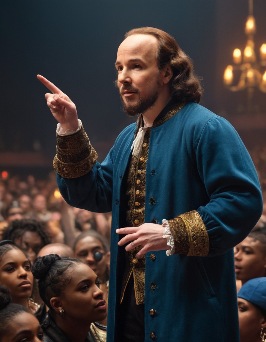 william shakespeare, hip-hop, concert, fusion, historical figure, music, culture