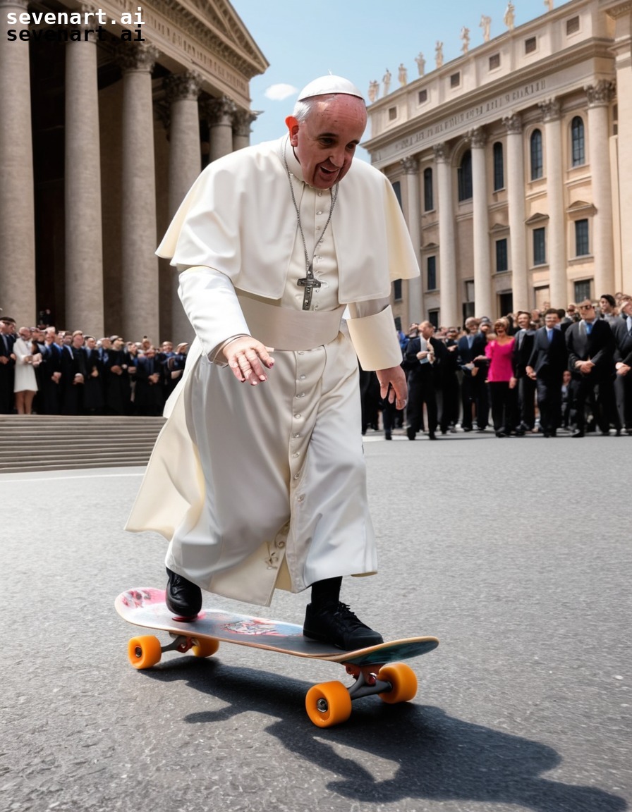 skateboarding, pope francis, vatican, religion, fun