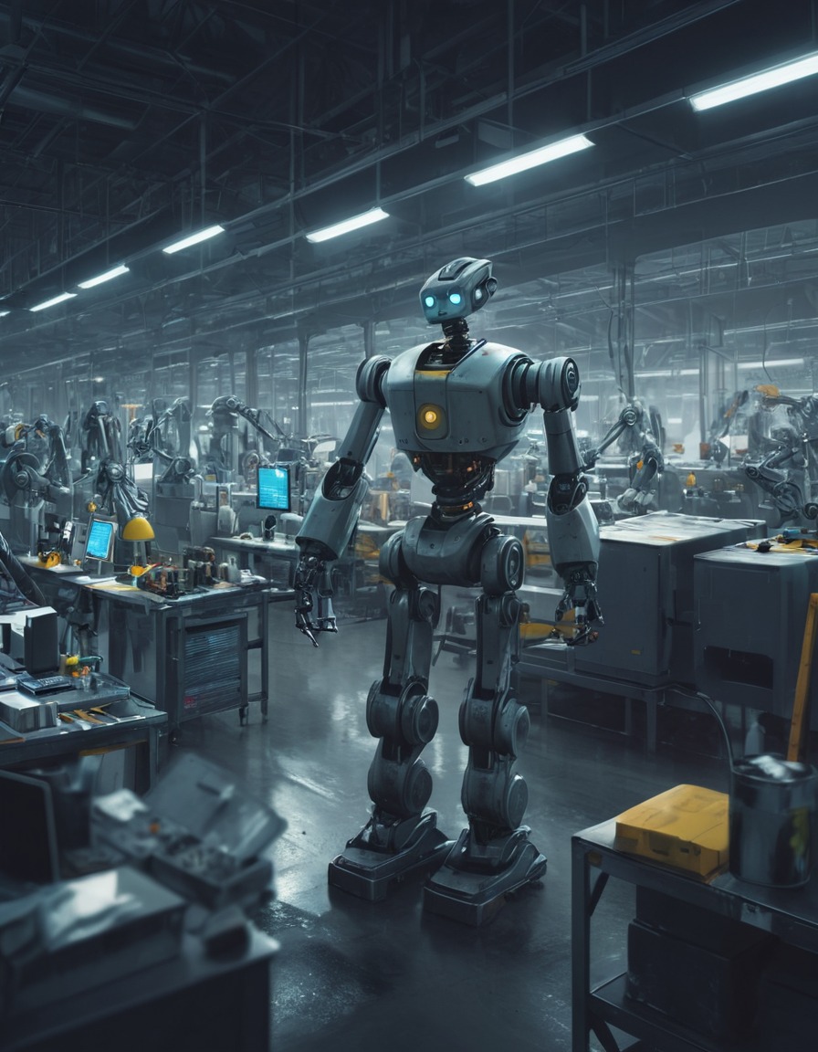 technology, automation, robotics, industry, manufacturing, robots