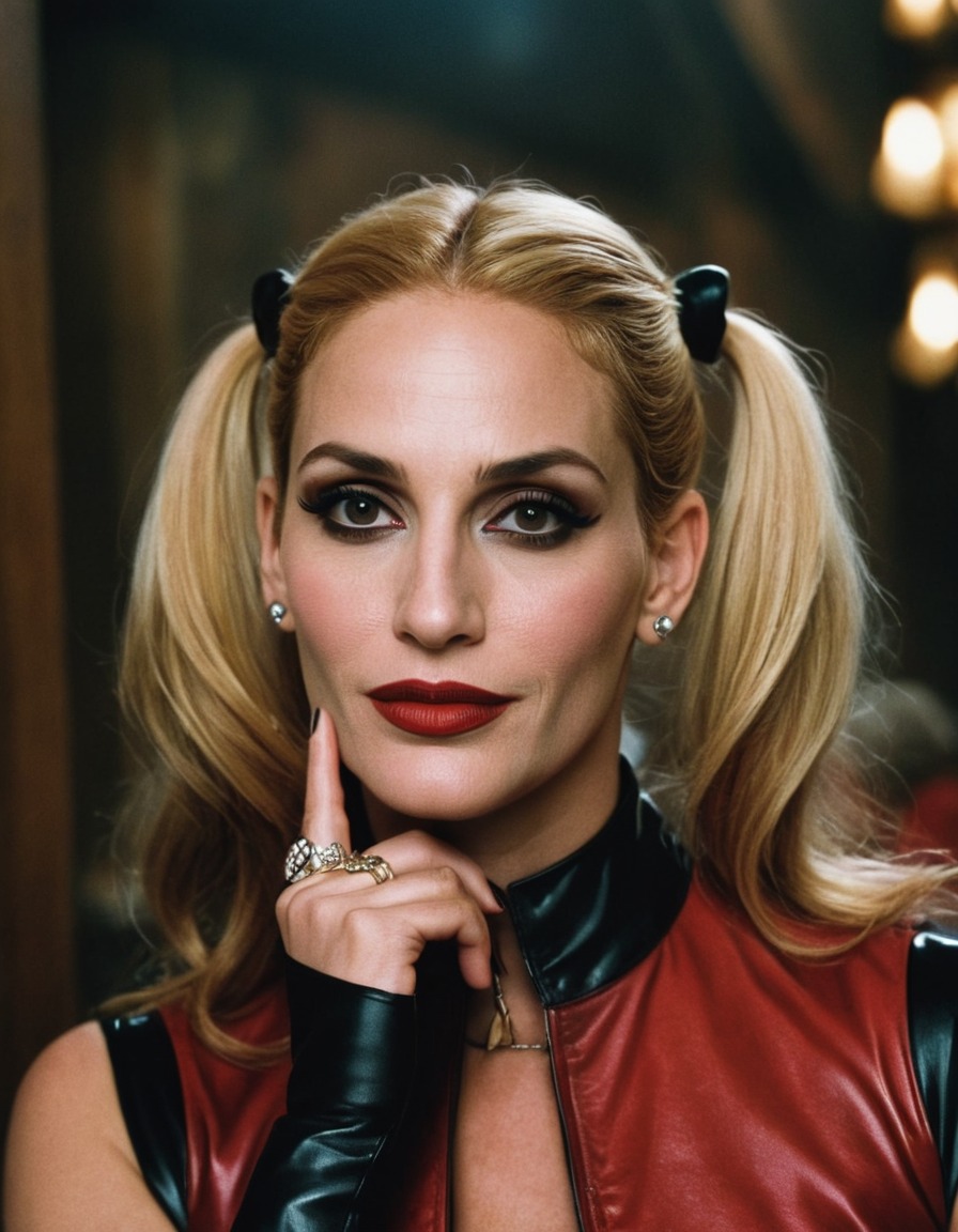 harley quinn, julia roberts, actress, dc comics, cosplay