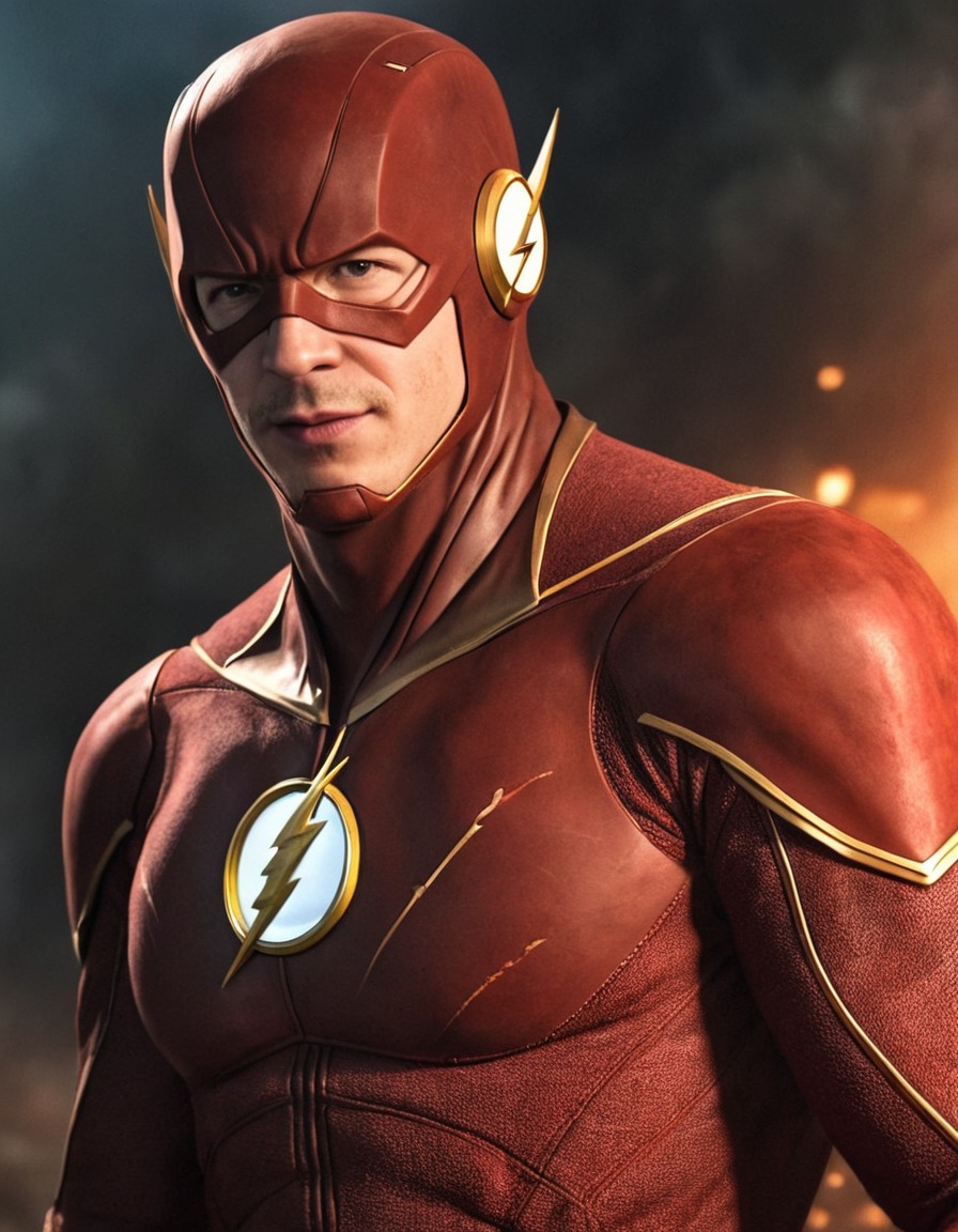 the flash, dc comics, barry allen, superhero, aging superhero, legacy character