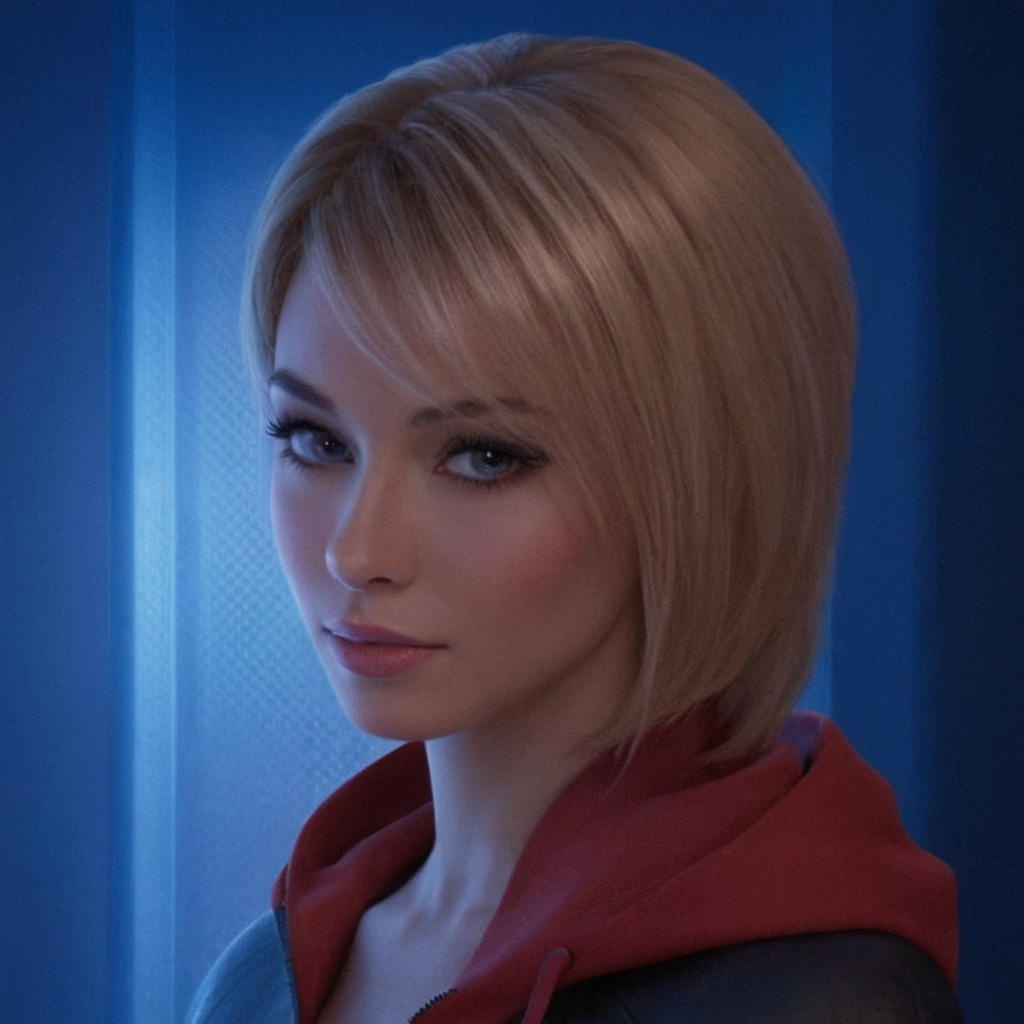 she looked so cute in miles’ jacket, atsv, across the spiderverse, spiderman, spiderverse, gwen stacy, spider gwen