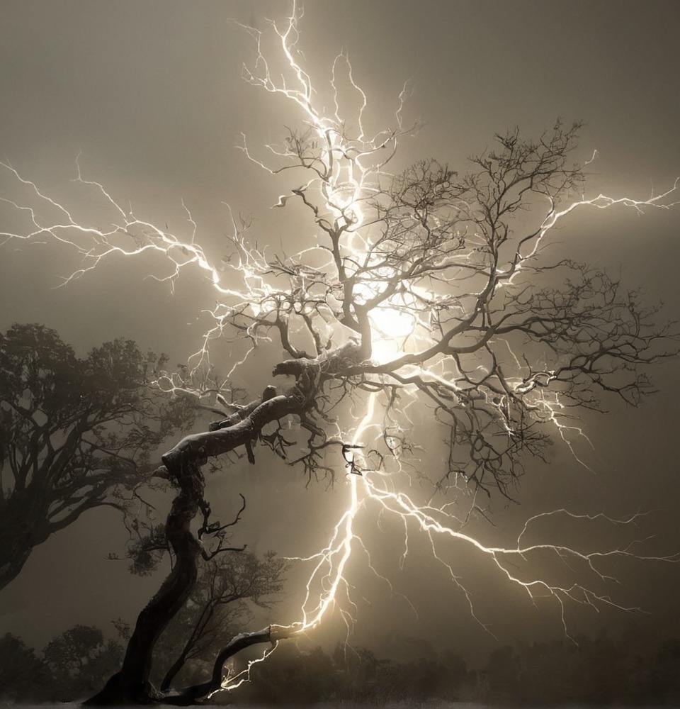 lightning, stormy weather, thunderstorm