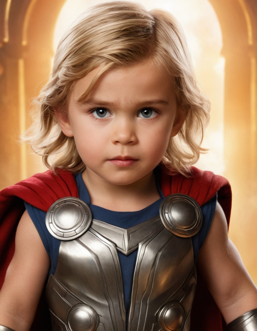 thor, marvel, norse mythology, god of thunder, childhood, superhero, asgard