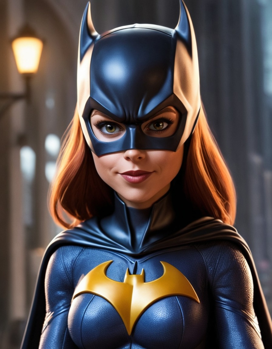 dc comics, batgirl, funny, caricature