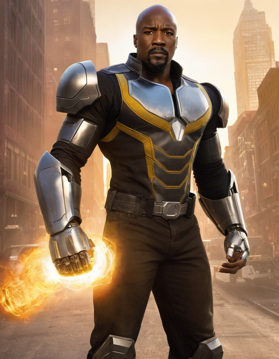 luke cage, robot, superhero, marvel comics, fictional character