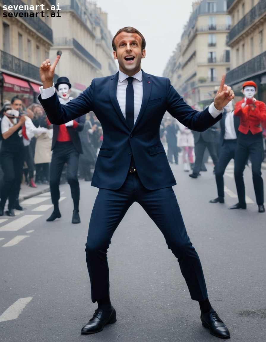 politics, street performance, dance-off, france, humor, emmanuel macron