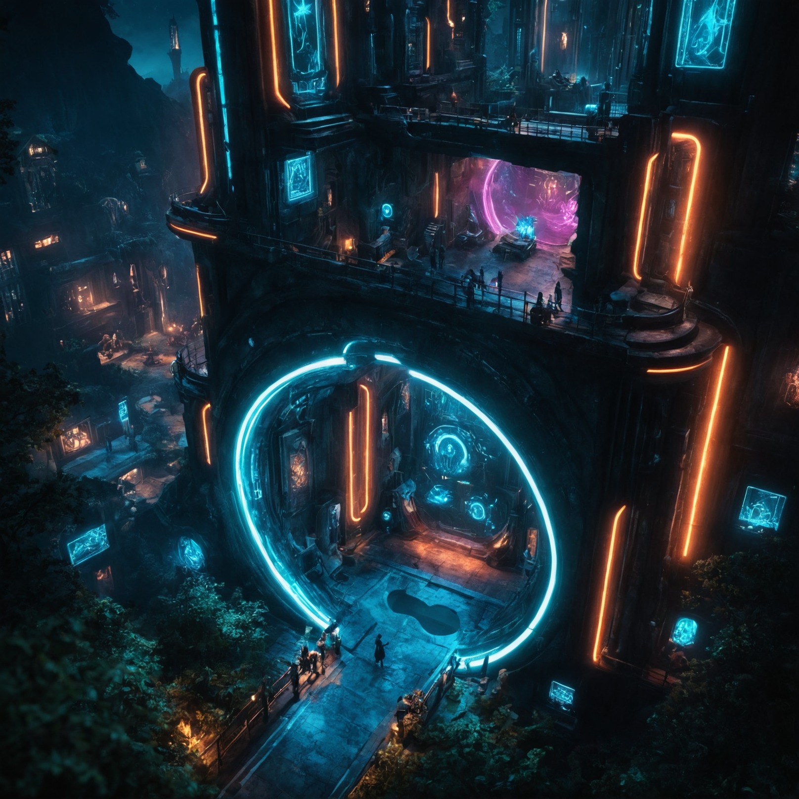 nestedneons, cyberpunk, cyberpunk art, art, cyberpunk artist, cyberwave, megacity, futuristic city, scifi, scifi art, scifi aesthetic, scifi city, urban jungle, urban decay, neon city, neon aesthetic, neoncore, neonwave, vaporwave, ai art, thisisaiart, dystopia, dystopic, dystopian, bladerunner