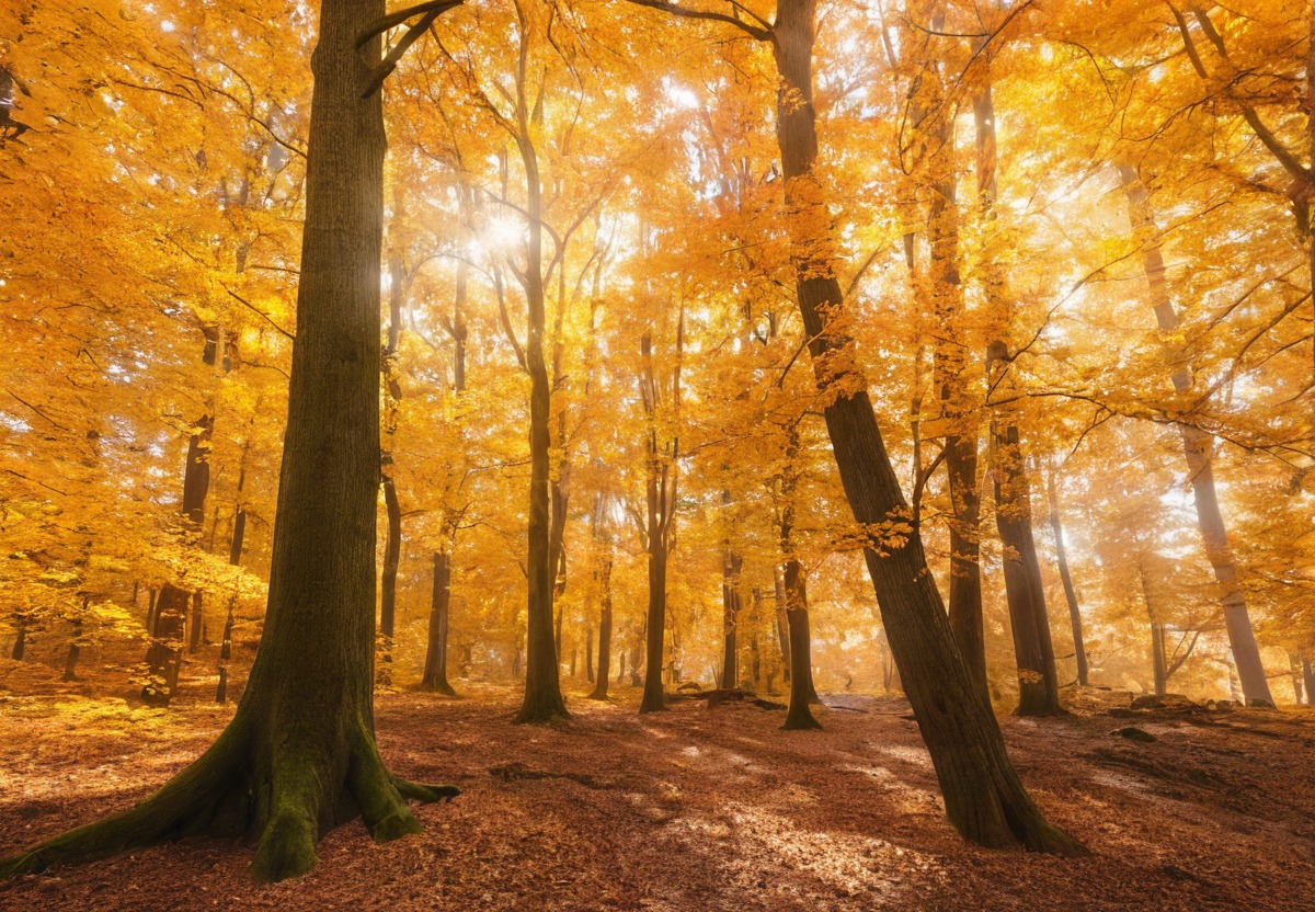 autumn, canon, christian, eos, fall, forest, glow, gold, golden, hdr, herbst, möhrle, orange, sunshine, wald, warm, woods, yellow, phlog