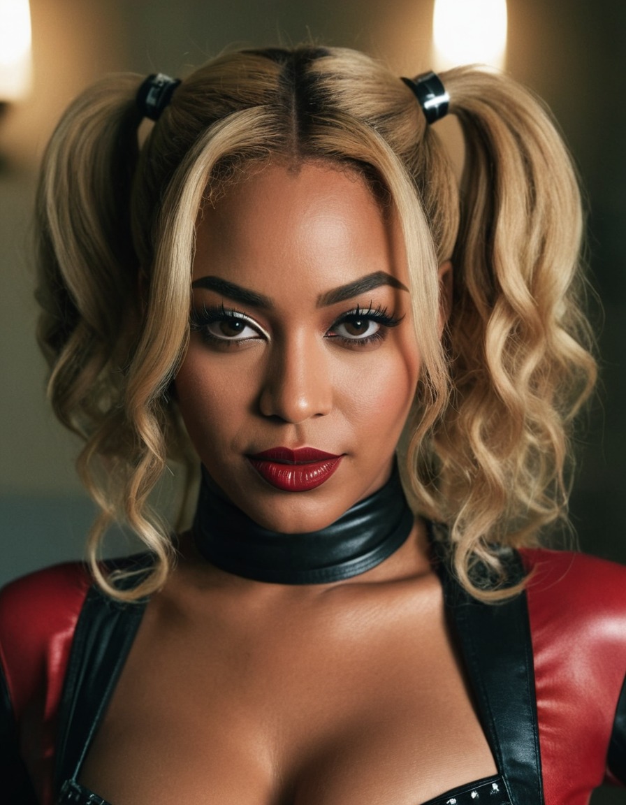 beyoncé, harley quinn, cosplay, celebrity, costume, character, fashion