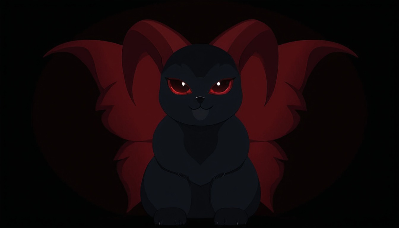 monster, creature, horror, black, creepy, fantasy, inkscape, red, vector, creepycryptids