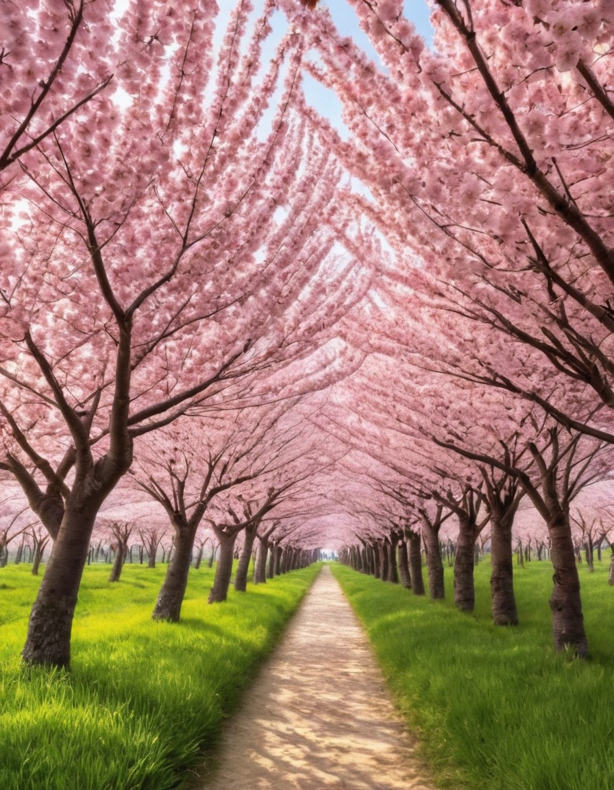 nature, cherry blossoms, spring, flowers, beauty, outdoors