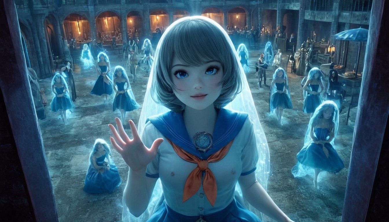 anime, animegirl, ghost, horror, abandoned, animestyle, children, creepy, echoes, elementary, halloween, horrorart, memories, playground, psychic, sailoruniform, school, schoolgirls, schooluniform, spirits, spooky, story, student, supernatural, vignette, wave, hauntingseason, spiritsofthedead, dailychallenge, spooktober