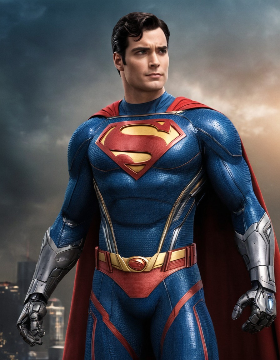 superman, robot, dc comics, superhero, kryptonian, artificial intelligence