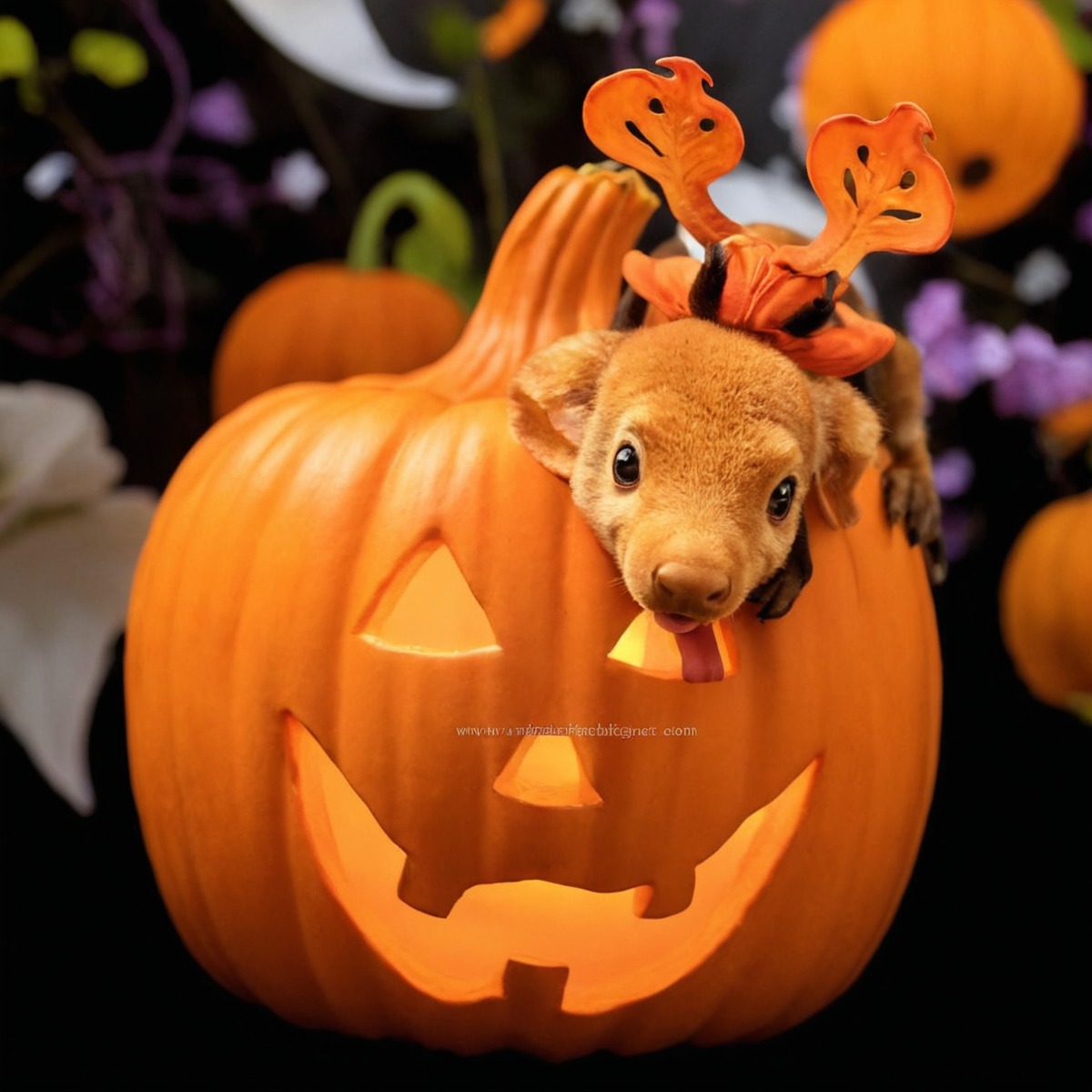 crestie, gecko, lizard, reptile, crestedgecko, halloween, jackolantern