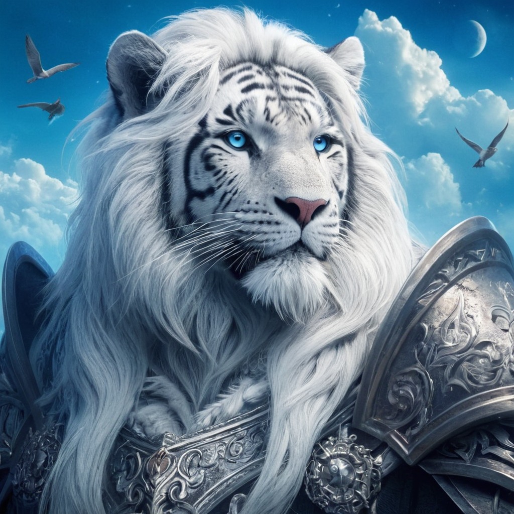 characterdesign, warrior, fantasyart, feline, lion, tiger, bing, conceptart, hybrid, scifi, space