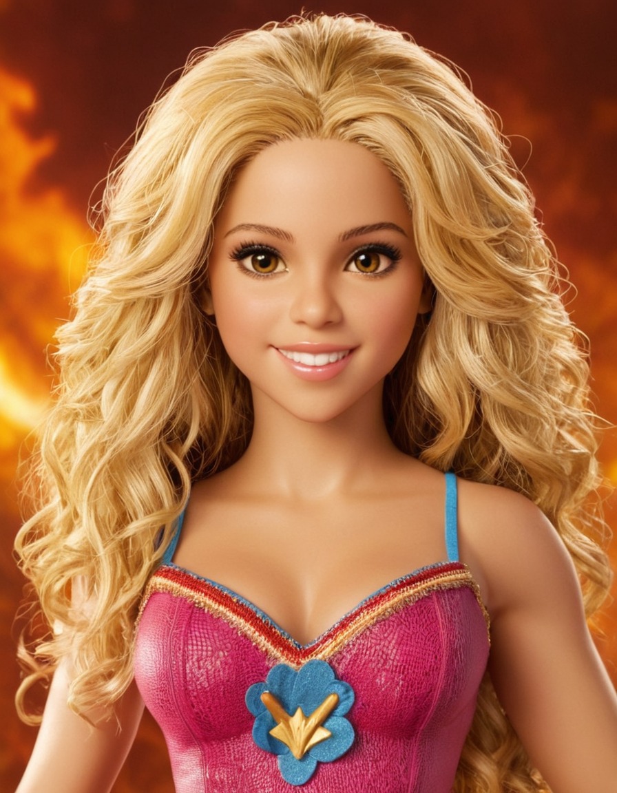 shakira, singer, musician, toy, pop culture, celebrity, entertainment