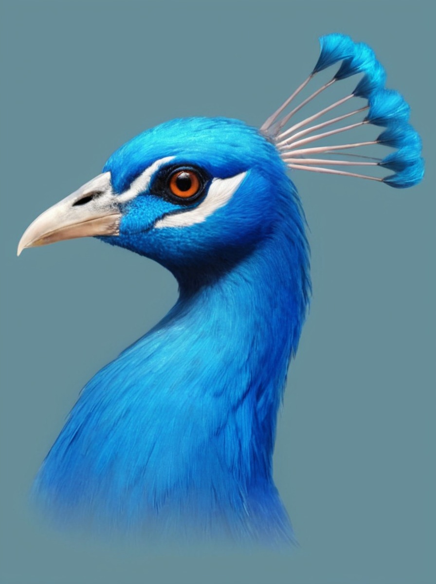 digitalpainting, animal, bird, peacocktutorial