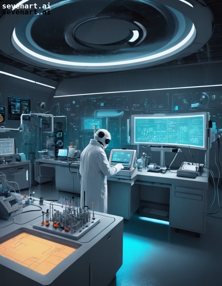 futuristic, laboratory, science, technology, experiments, future