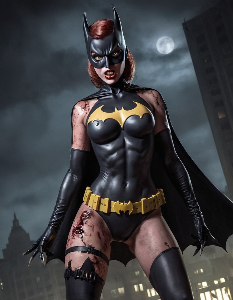 zombie, batgirl (dc comics), horror, undead, superhero, comic book character