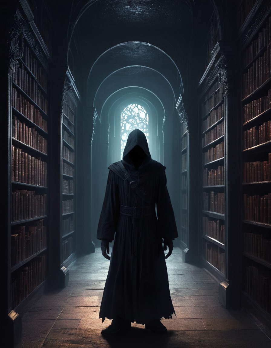 mystery, darkness, eldritch horror, ancient, library, lovecraft, howard lovecraft